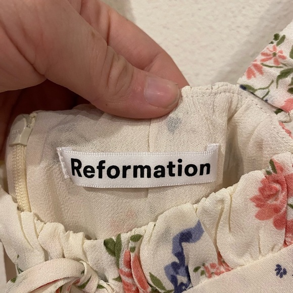 Reformation Jordy Dress Women's Size 6 Floral Spring Tea Party - Picture 3 of 5